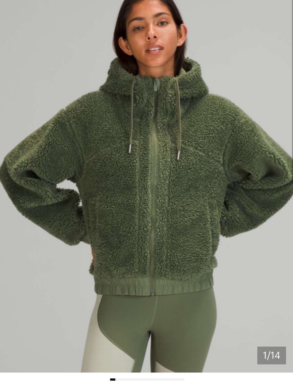 Lululemon Reversible Fleece Jacket Like New